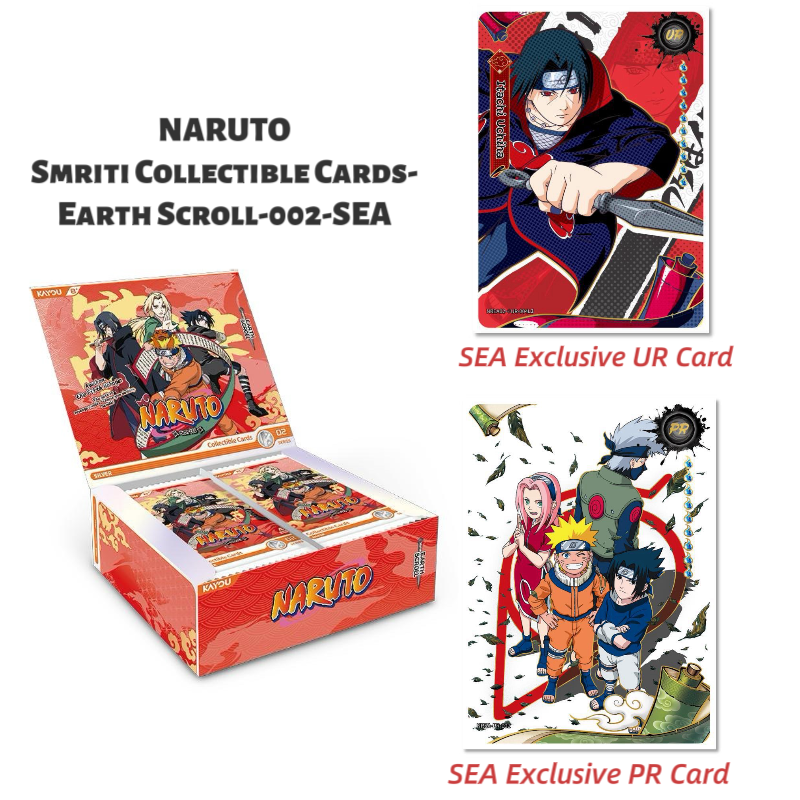 KAYOU Naruto - Smriti Collectible Cards - Earth Scroll - 002 - SEA - Display Box product image