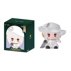 KAYOU x Arknights Pearlescent Pageantry Skadi boxed sitting plush doll product photo