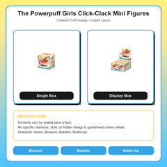 The Powerpuff Girls Click-Clack Mini Figures overview