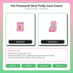 The Powerpuff Girls Fluffy Card Charm overview