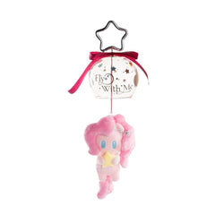 Whoopea Fly With Me bubblegum pink red ribbon plush hanging charm