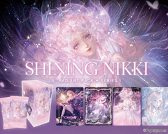 Shining Nikki Radiant Pack Series 1 display box and card samples