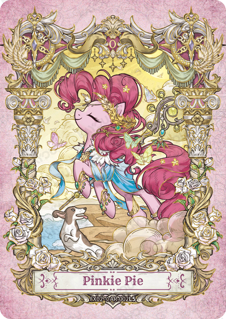 FX02-◇AR-002 Gold Border - Pinkie Pie KAYOU MLP single card