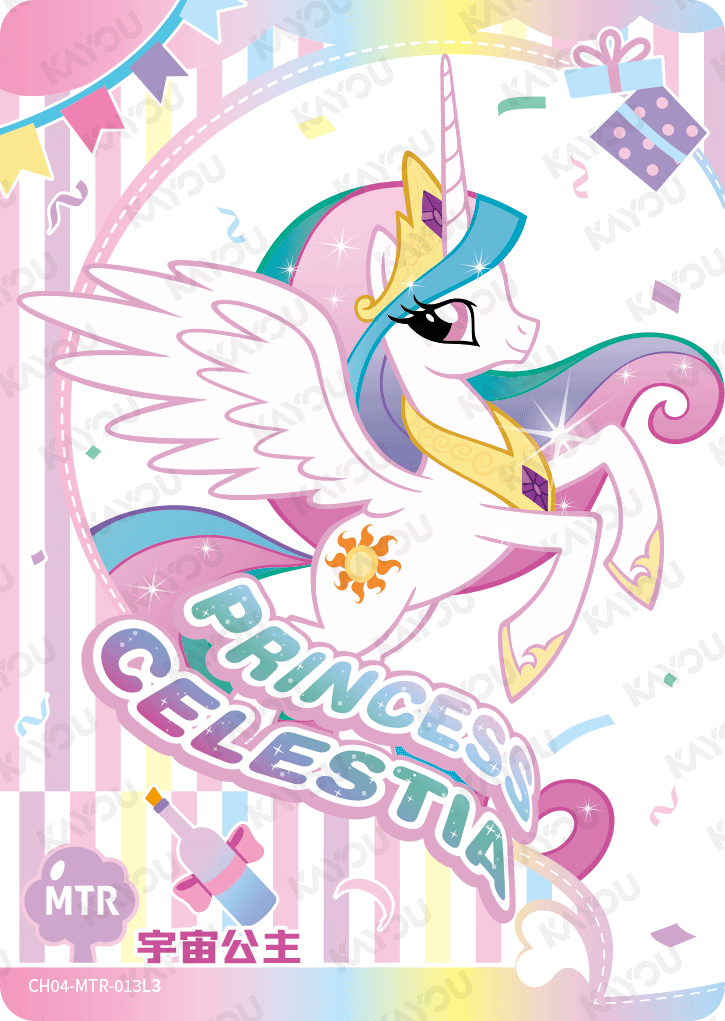 CH04-MTR-013 KAYOU MLP Rainbow Edition Rainbow 4 MTR bundle card