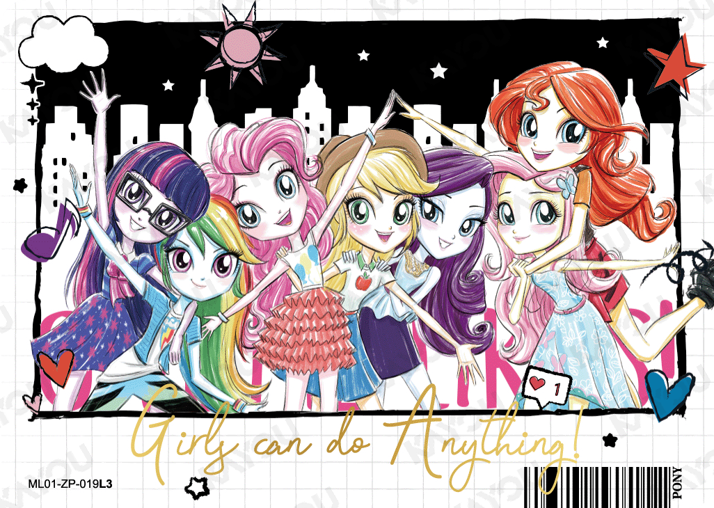 ML01-ZP-019 KAYOU MLP Friendship Sonic Boom Book Edition Friendship Sonic Boom Book ZP bundle card