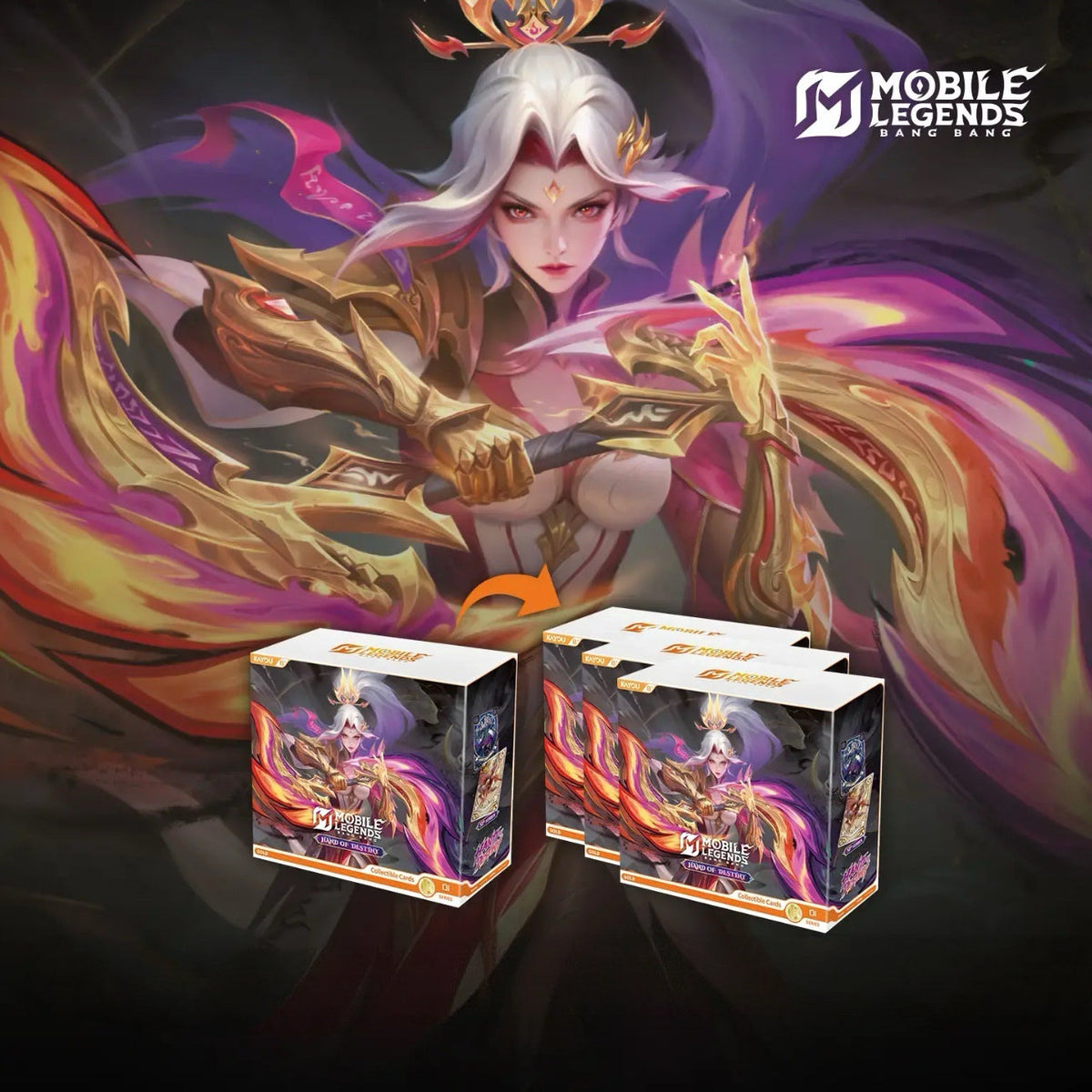 KAYOU Mobile Legends: Bang Bang - Collectible Cards - Hand of Destiny - 001A - SEA - Display Box product image