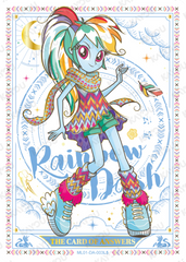 ML01-DA-003 KAYOU MLP Friendship Sonic Boom Book Edition Friendship Sonic Boom Book DA bundle card