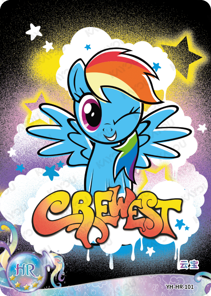 YH-HR-101 KAYOU MLP Moon Edition Chinese Series 4 HR bundle card