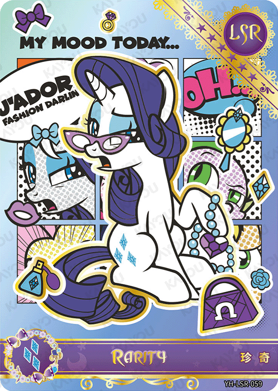 YH-LSR-059 KAYOU MLP Moon Edition Chinese Series 4 LSR bundle card