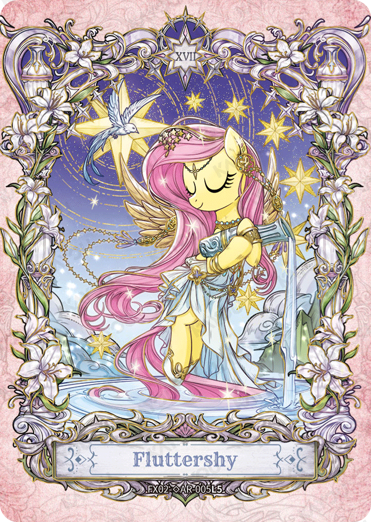 FX02-◇AR-005 Gold Border - Fluttershy KAYOU MLP single card