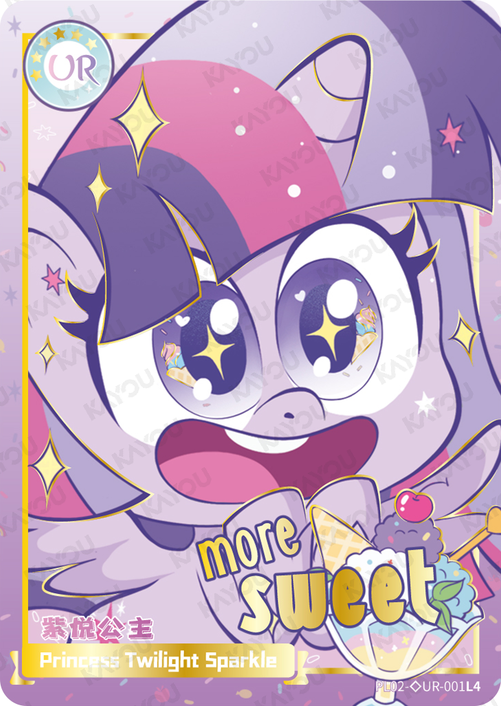 PL02-◇UR-001 KAYOU MLP Qi Meng Party Edition Qi Meng Party 2 Hidden Diamond UR bundle card