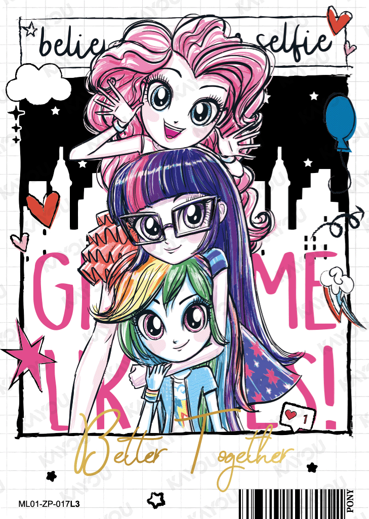 ML01-ZP-017 KAYOU MLP Friendship Sonic Boom Book Edition Friendship Sonic Boom Book ZP bundle card