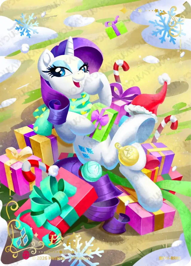 TCG-BP04-BP04-RR06-N-9154E4D6 BP04-RR06 KAYOU MLP TCG Winter Warm Up 4 RR card