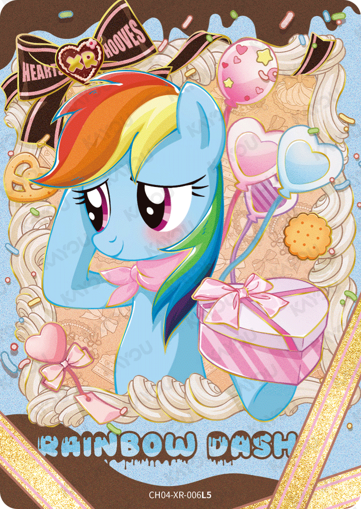 CH04-XR-006 KAYOU MLP Rainbow Edition Rainbow 4 XR single card