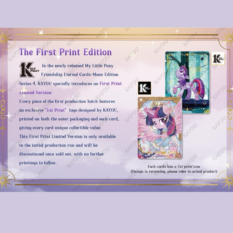 KAYOU My Little Pony - Friendship Eternal Cards - Moon Edition - 004 - SEA - Display Box product image