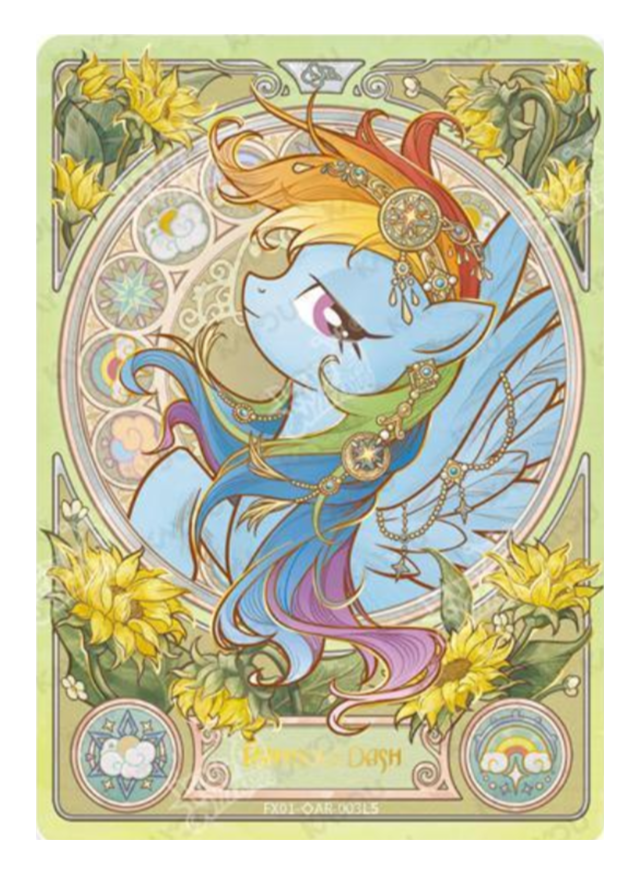 FX01-OAR-008LS FX01-OAR-008LS - Rainbow Dash Hidden *AR single card