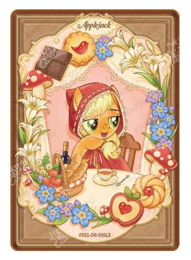 FX01-OR-006L5 - Applejack KAYOU MLP single card