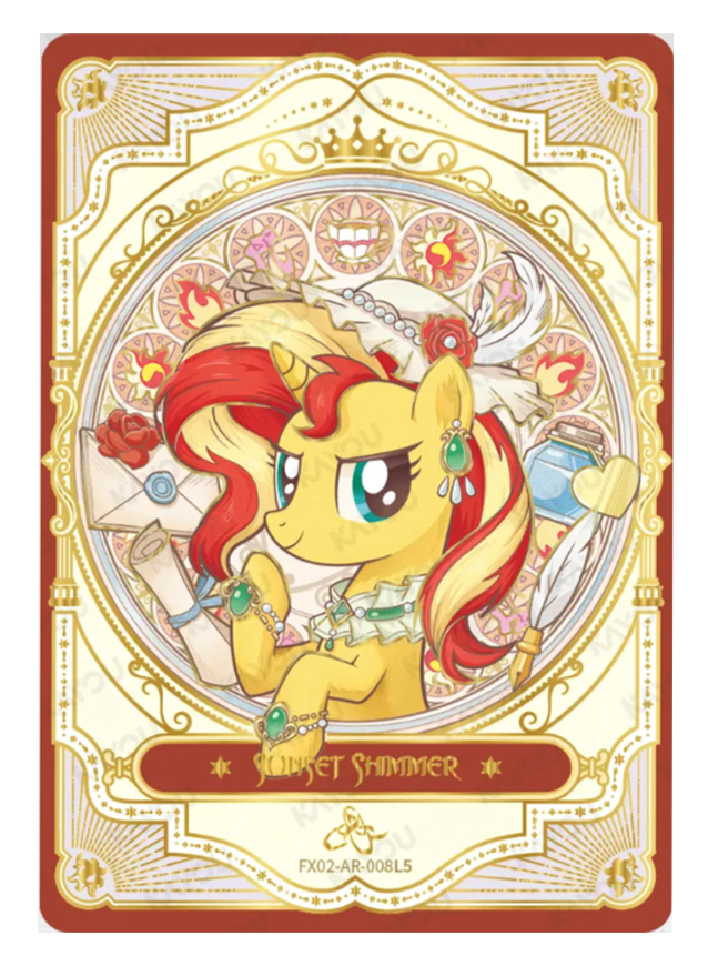 FX02-AR-008L5 - Sunset Shimmer KAYOU MLP single card