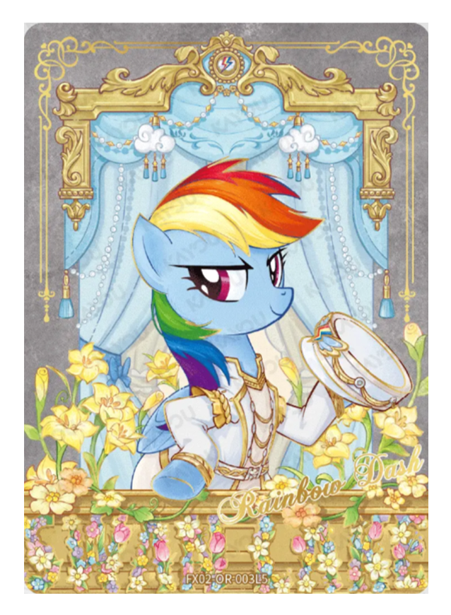 FX02-OR-003L5 - Rainbow Dash KAYOU MLP single card
