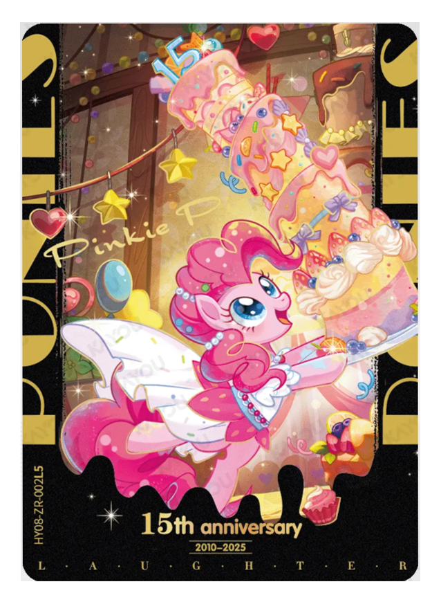 Pinkie Pie ZR HY08-ZR-002L5 MLP single card