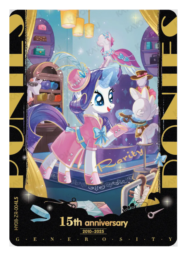 Rarity ZR HY08-ZR-004L5 MLP single card