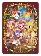 Mane Six Merry Christmas SC HY10-SC-007L5 KAYOU MLP Moon Edition Series 10 single card