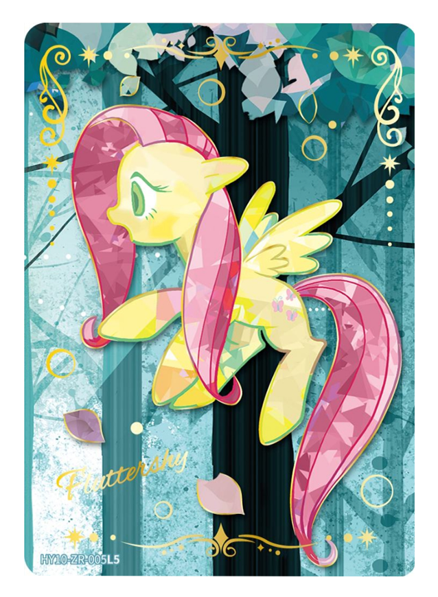 Fluttershy ZR HY10-ZR-005L5 KAYOU MLP Moon Edition Series 10 single card