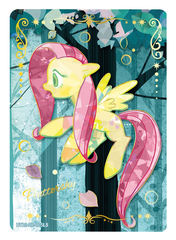 Fluttershy ZR HY10-ZR-005L5 KAYOU MLP Moon Edition Series 10 single card