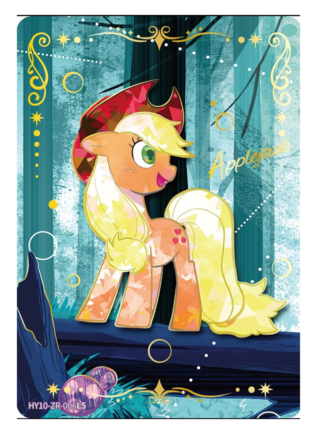 Applejack ZR HY10-ZR-006L5 KAYOU MLP Moon Edition Series 10 single card