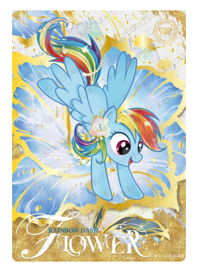 HY11-SGR-003L5 - Rainbow Dash KAYOU MLP single card