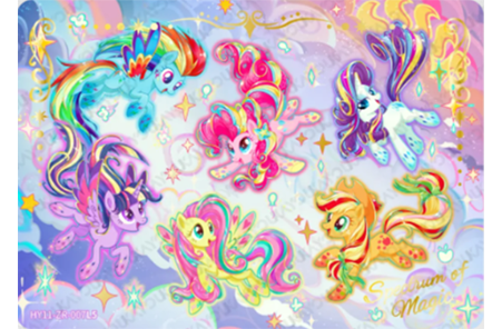 Mane Six Spectrum of Magic ZR HY11-ZR-007L5 KAYOU MLP Moon Edition Series 11 single card