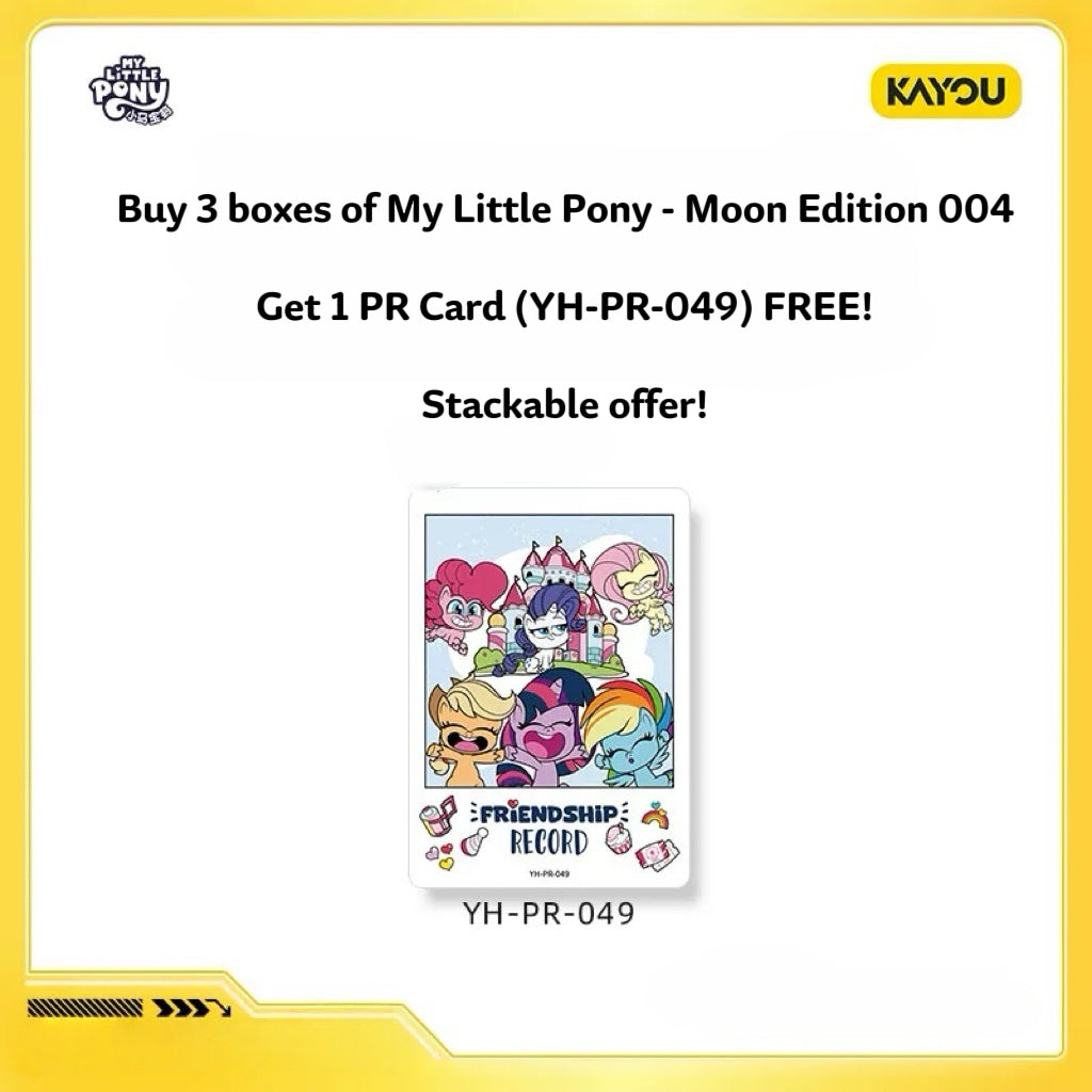 KAYOU My Little Pony - Friendship Eternal Cards - Moon Edition - 004 - SEA - Display Box product image