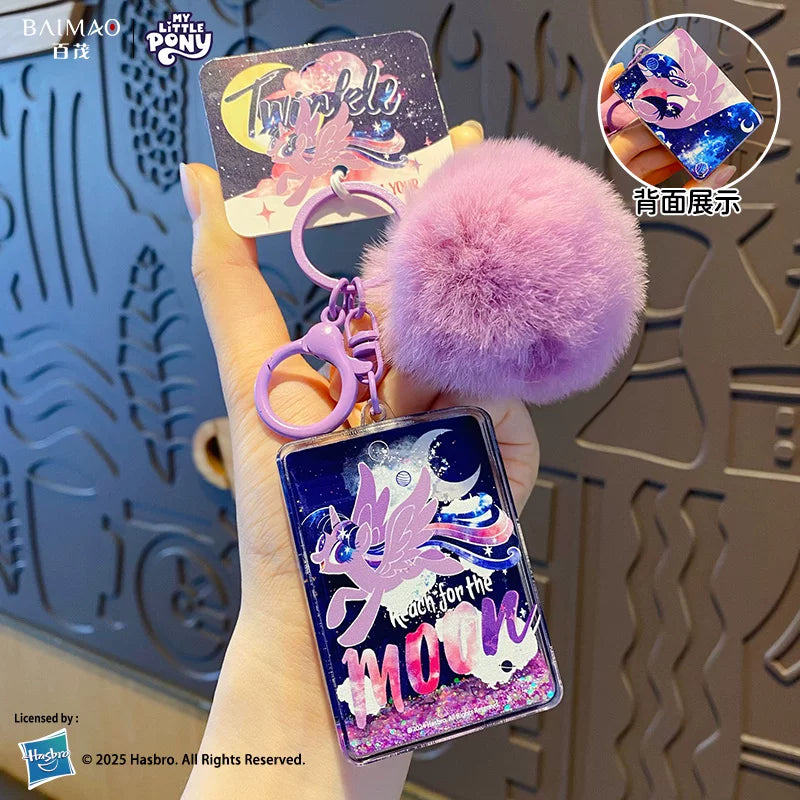 MLP Baimao liquid mahjong keychain product photo