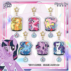 MLP SearchFun Stained Glass Tin Badge Blind Box MLP SearchFun merch product photo