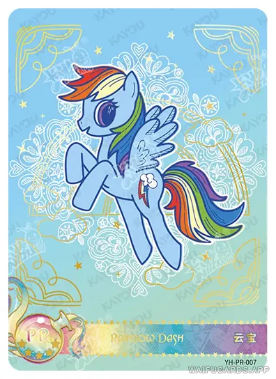 PR-YH-PR-007 YH-PR-007 KAYOU My Little Pony PR card