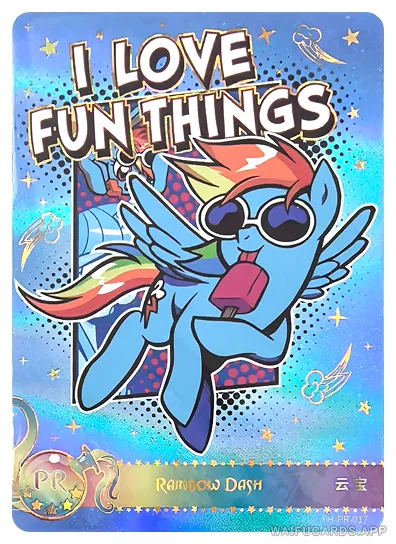 PR-YH-PR-017 YH-PR-017 KAYOU My Little Pony PR card