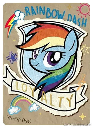 PR-YH-PR-046 YH-PR-046 KAYOU My Little Pony PR card