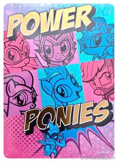 PR-YH-PR-047 YH-PR-047 KAYOU My Little Pony PR card