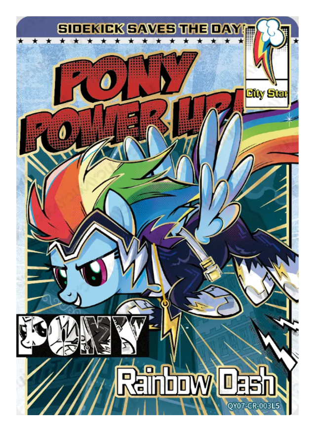 Rainbow Dash Hidden CR QY07-CR-003L5 MLP single card