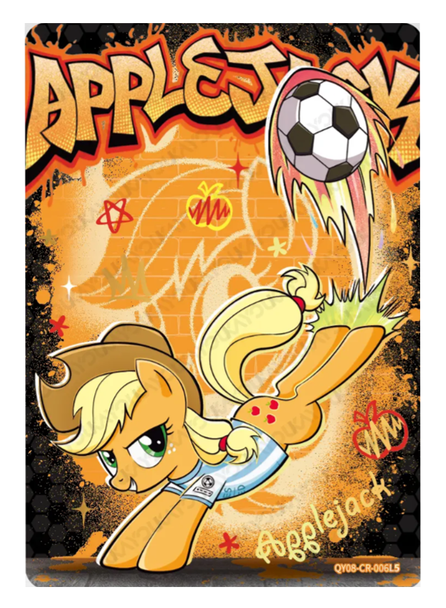 QY08-CR-006L5 - Applejack KAYOU MLP single card