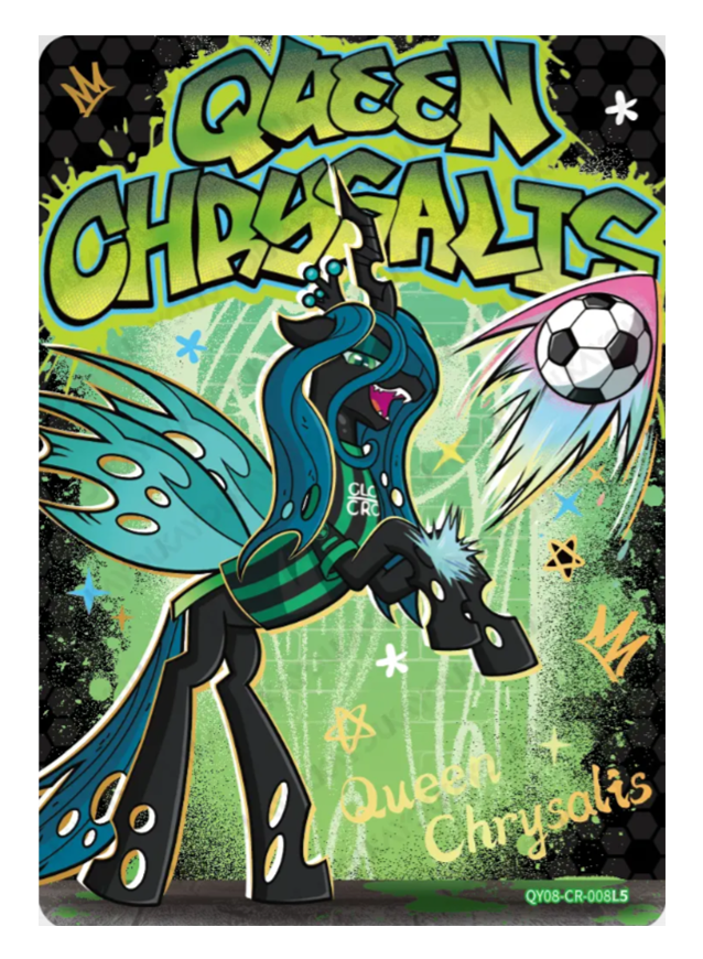 QY08-CR-008L5 - Queen Chrysalis KAYOU MLP single card