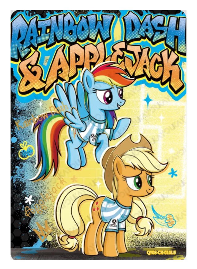 QY08-CR-010L5 - Applejack KAYOU MLP single card