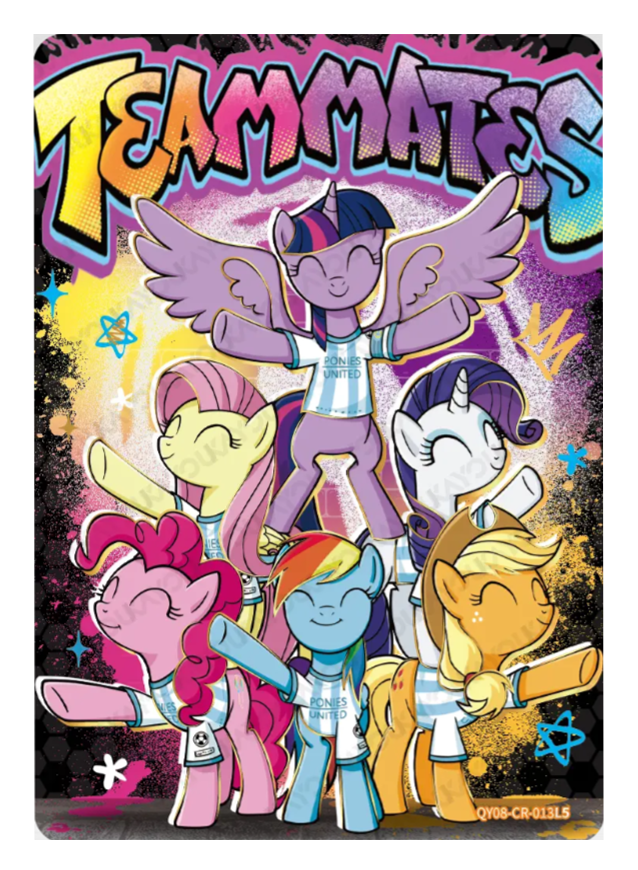 QY08-CR-013L5 - Mane Six Team KAYOU MLP single card