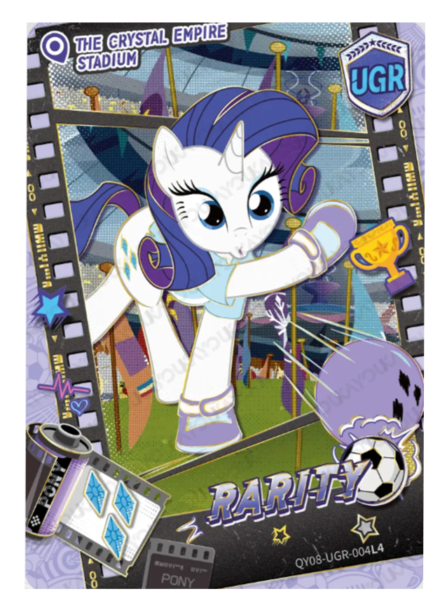 QY08-UGR-004L4 - Rarity KAYOU MLP single card