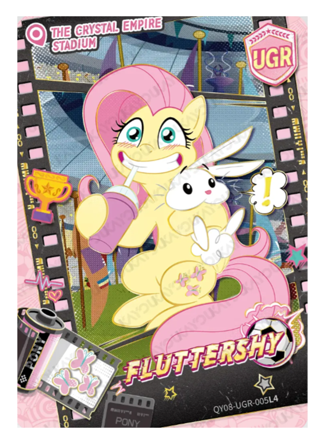QY08-UGR-005L4 - Fluttershy KAYOU MLP single card