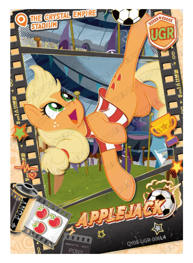 QY08-UGR-006L4 - Applejack KAYOU MLP single card
