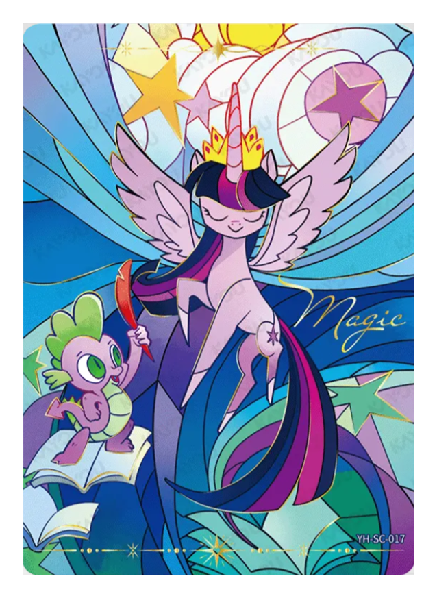 Princess Twilight Sparkle & Spike SC YH-SC-017 MLP single card