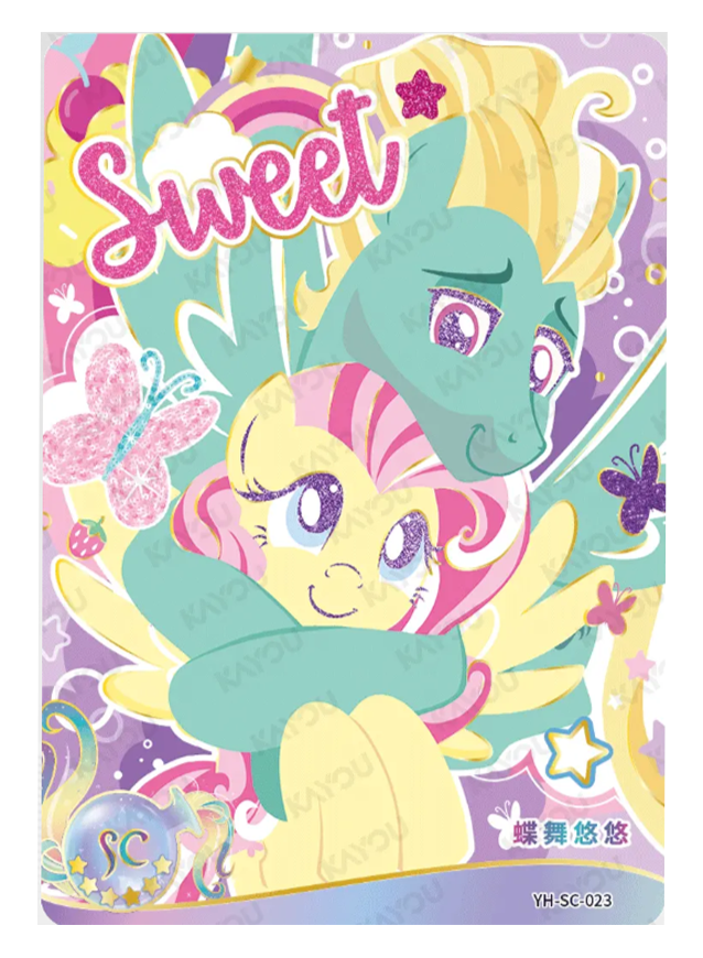 Fluttershy and Her Father SC YH-SC-023 MLP single card