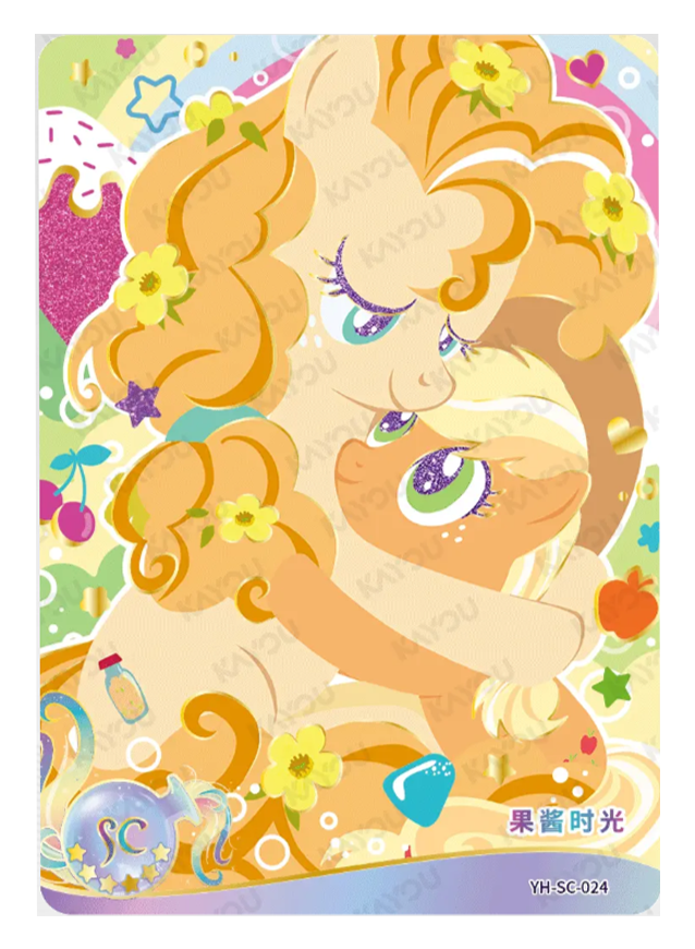 Pear Butter and Applejack SC YH-SC-024 MLP single card