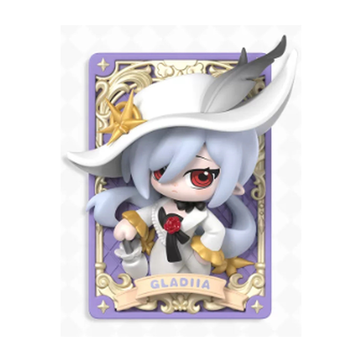 KAYOU x Arknights Luminescent Serenade Gladiia 3D card figure possible design